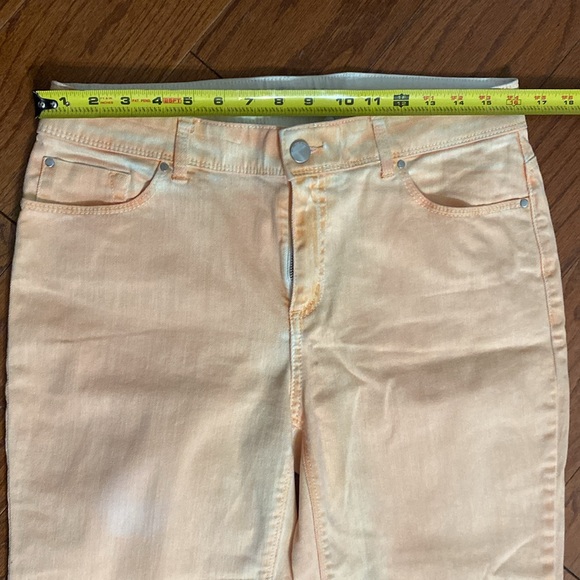 Chico platinum collection orange jeans. Size 1 or medium - Picture 9 of 13